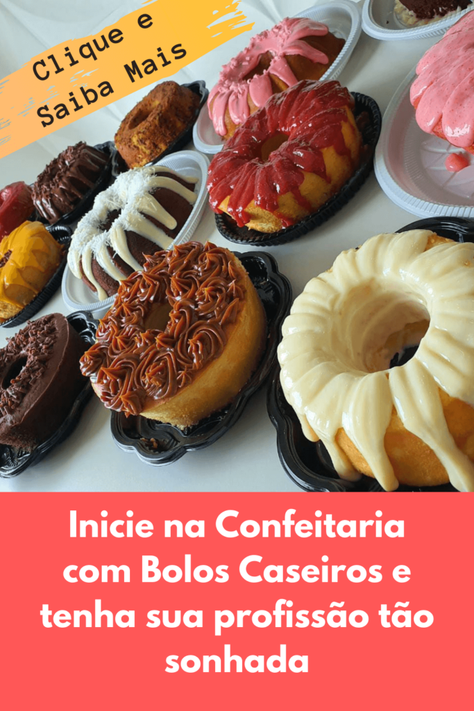 Faça e Venda BOLOS CASEIROS (Receitas para vender)  Bolos caseiros,  Receitas, Receitas de bolo caseiro